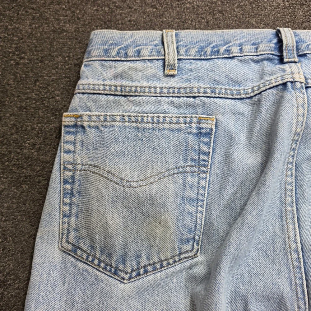 Carhartt Jeans Mens 40x30 Blue Light Wash Denim B18 STW Workwear Traditional Fit